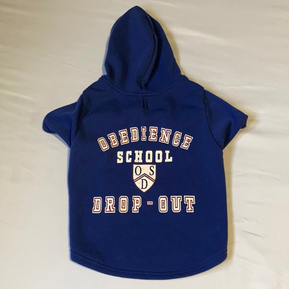 Obedience School Drop-Out Dog Hoodie